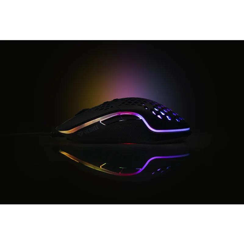 Мишка Yenkee Shotgun 3030BK, геймърска, 6400 dpi, USB, черна