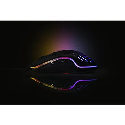 Мишка Yenkee Shotgun 3030BK, геймърска, 6400 dpi, USB, черна