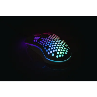 Мишка Yenkee Shotgun 3030BK, геймърска, 6400 dpi, USB, черна