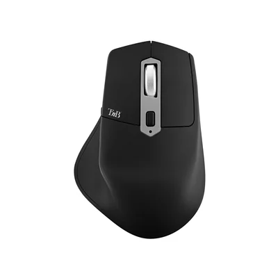Мишка TNB iClick, безжична, Bluetooth, USB Type-C, 7 бутона, черна