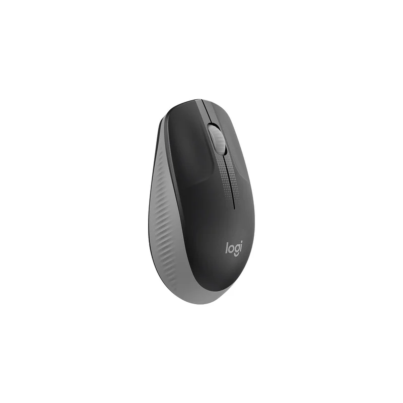 Мишка Logitech M190, безжична, 1000 dpi, 3 бутона, USB, черно-сива