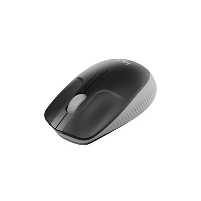 Мишка Logitech M190, безжична, 1000 dpi, 3 бутона, USB, черно-сива