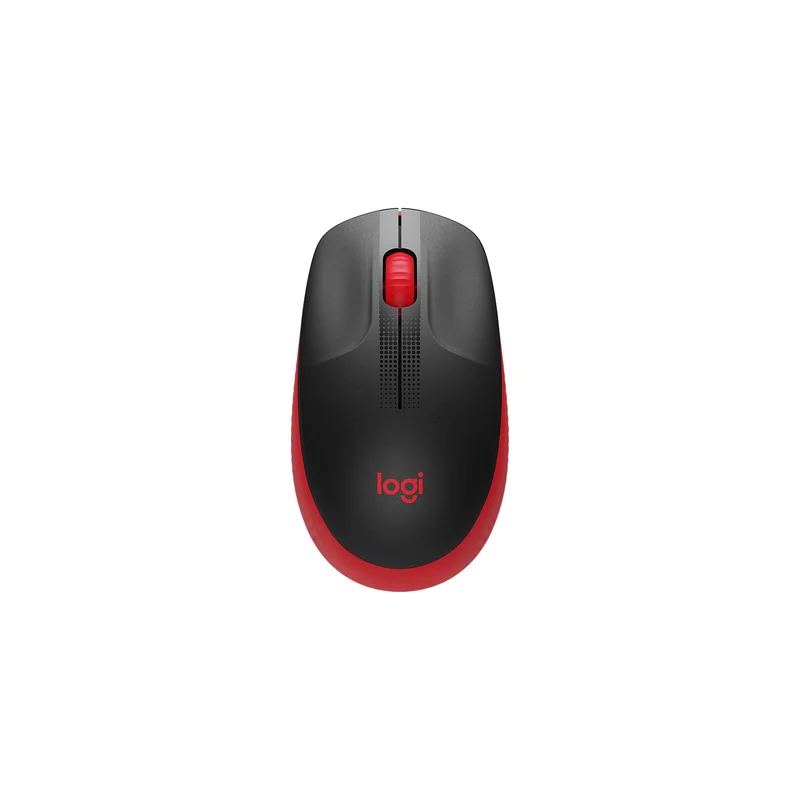 Мишка Logitech M190, безжична, USB, 3 бутона, червена