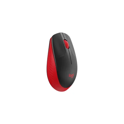 Мишка Logitech M190, безжична, USB, 3 бутона, червена