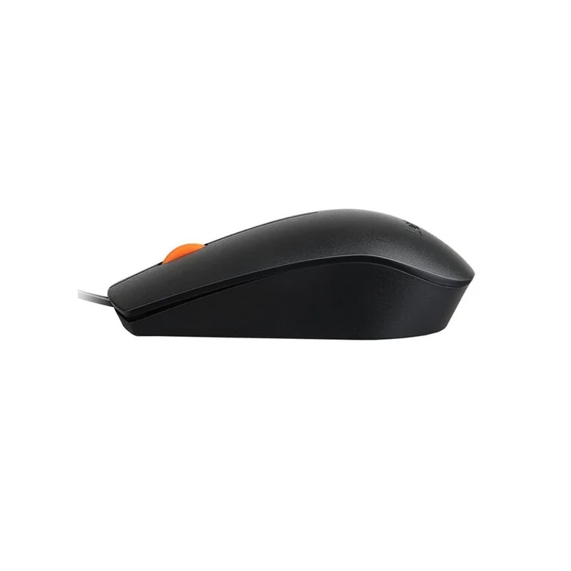 Мишка Lenovo 300, с кабел, 1600 dpi, USB, черна
