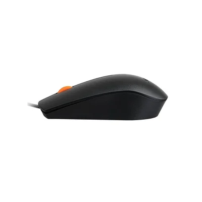 Мишка Lenovo 300, с кабел, 1600 dpi, USB, черна