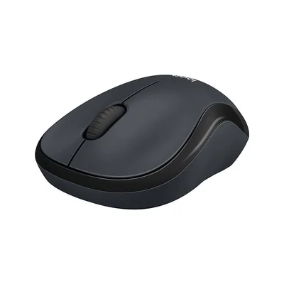 Мишка Logitech M220, USB, безжична, безшумна, 3 бутона, AA, черна