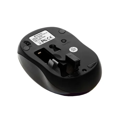 Мишка Verbatim Go Nano, безжична, оптична, USB, 1600 dpi, черна
