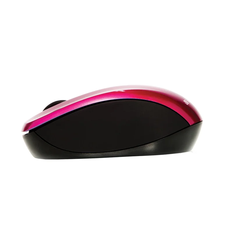 Мишка Verbatim Go Nano, безжична, оптична, USB, 1600 dpi, розова