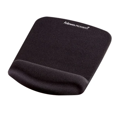 Пад за мишка Fellowes Plushtouch, ергономичен, черен