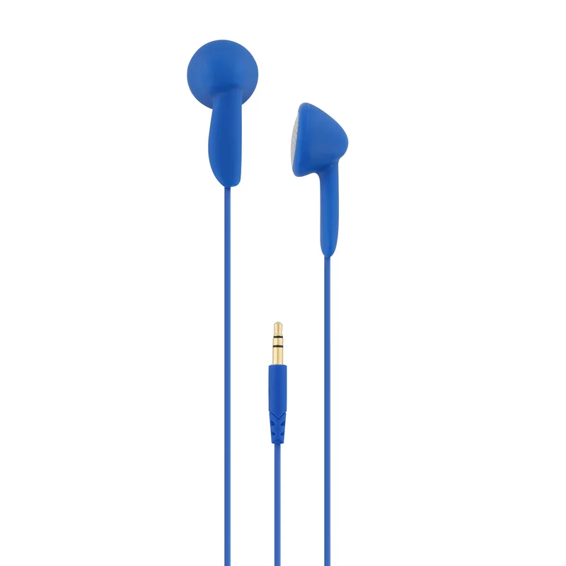 Слушалки TNB Pocket, 3.5 mm жак, 1.2 m кабел, сини, в силиконова кутия