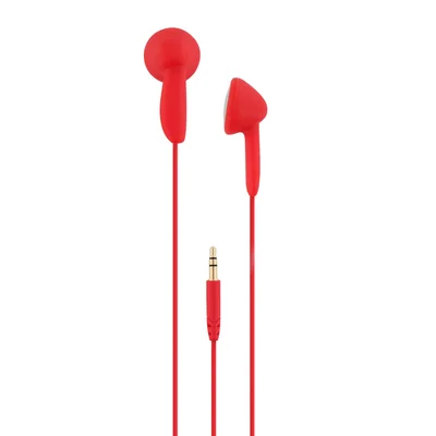 Слушалки TNB Pocket, 3.5 mm жак, 1.2 m кабел, червени, в силиконова кутия