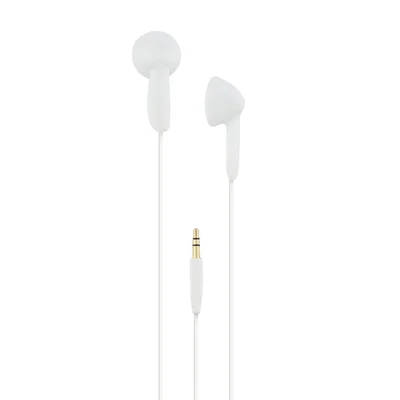 Слушалки TNB Pocket, 3.5 mm жак, 1.2 m кабел, бели, в силиконова кутия