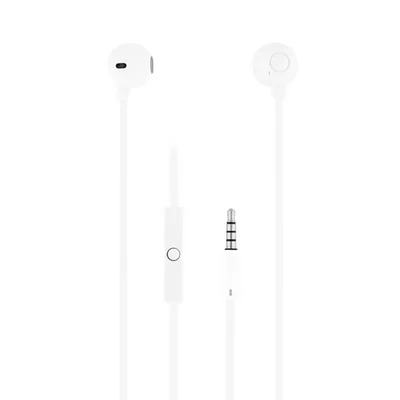 Слушалки TNB Sweet In Ear, с микрофон, 3.5 mm жак, 93 dB, 1.2 m кабел, бели