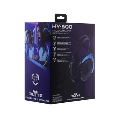 Слушалки TNB Elyte HY500 Gaming, с микрофон, 3.5 mm жак, 110 dB