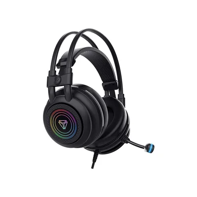 Слушалки Yenkee 3035 Shadow, геймърски, USB, 112 dB, 2.4 m кабел, черни