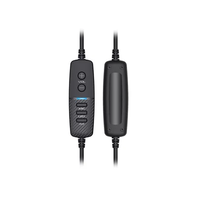 Слушалки Yenkee 3035 Shadow, геймърски, USB, 112 dB, 2.4 m кабел, черни