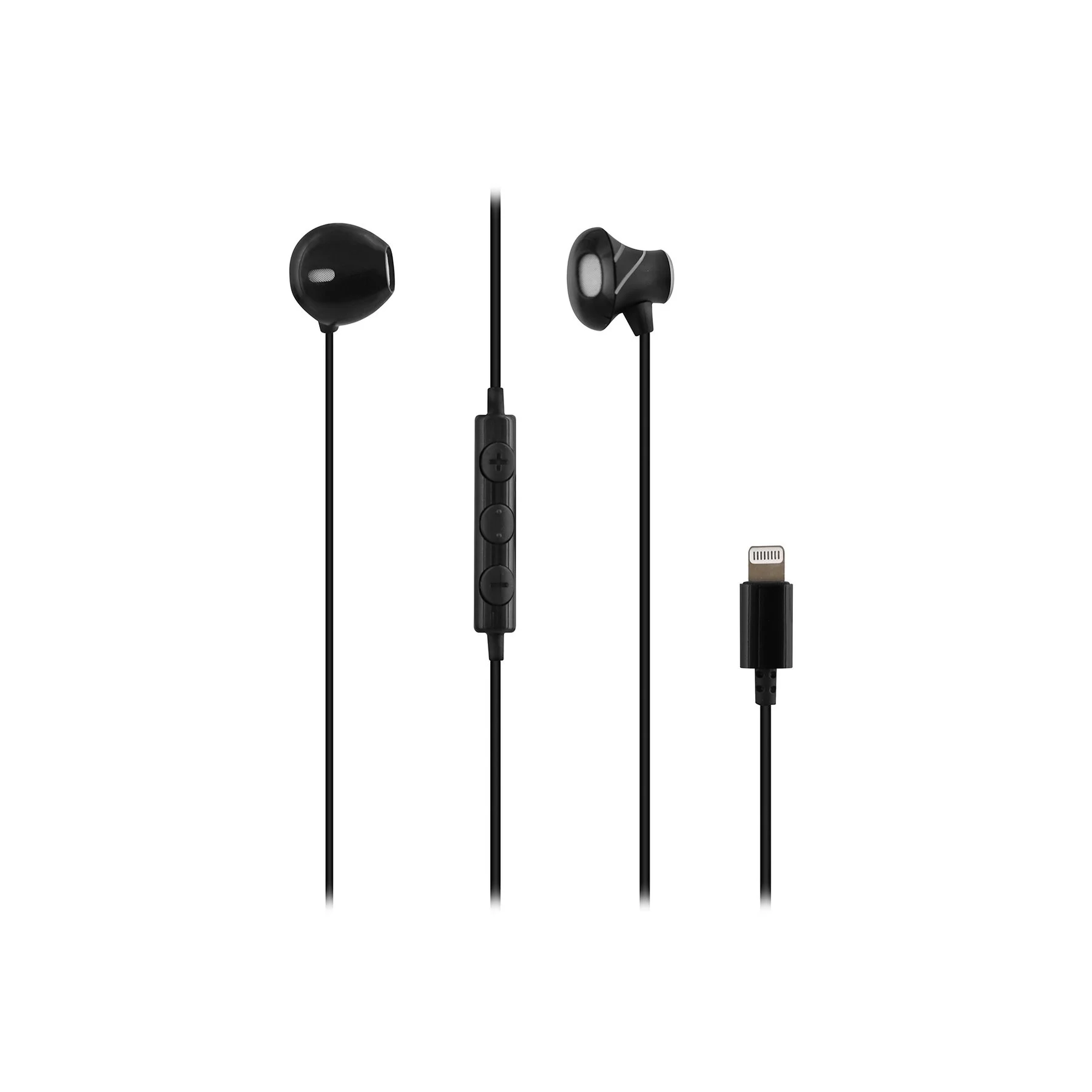Слушалки TNB Curv In Ear, Lightning, 103 dB, 1.2 m кабел, черни