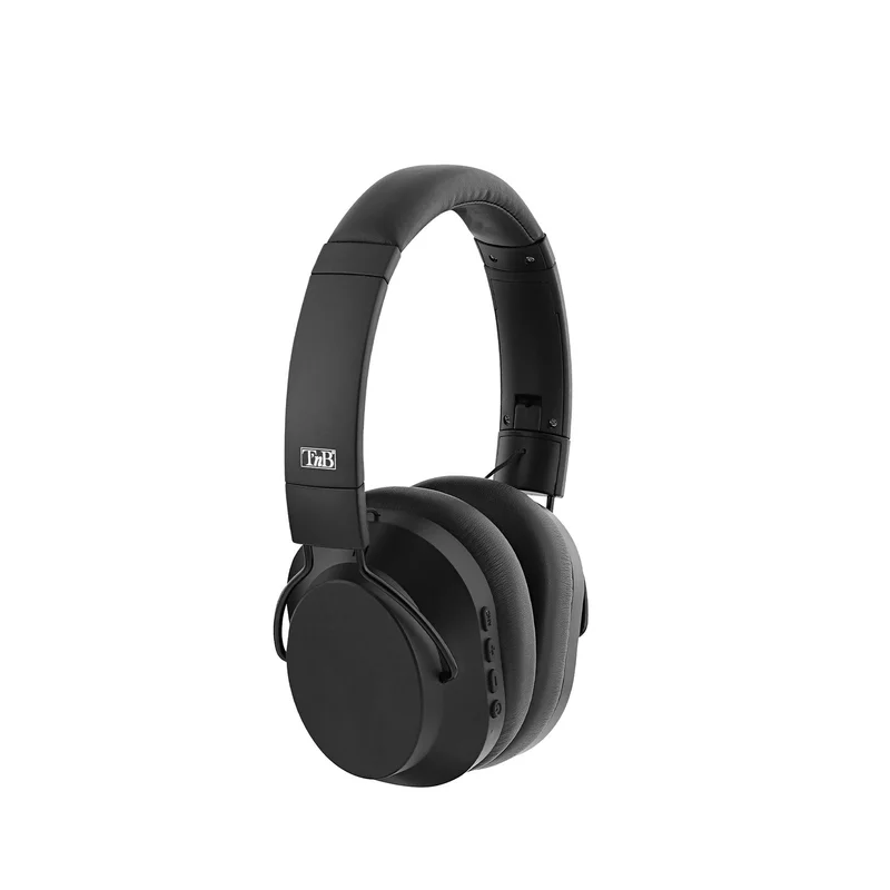 Слушалки TNB Immersive, с Bluetooth, USB Type-C, 96 dB, черни