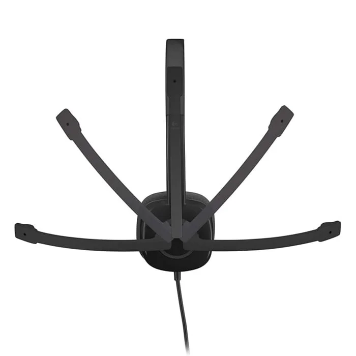 Слушалки Logitech Overhead H151, жични, черни, 3.5 mm жак, 122 dB, 1.8 m кабел