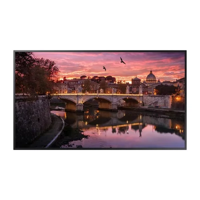 Професионален дисплей Samsung, 50'', LED, 8 ms, 350 cd/m2, 3840 x 2160, HDMI, USB, 16:9