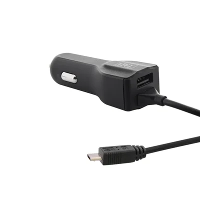 Зарядно за кола TNB, с кабел, Micro USB, дължина 1.1 m