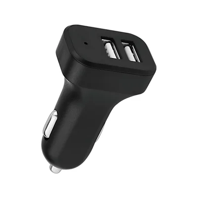 Зарядно за кола Wesdar, 2 USB, черно