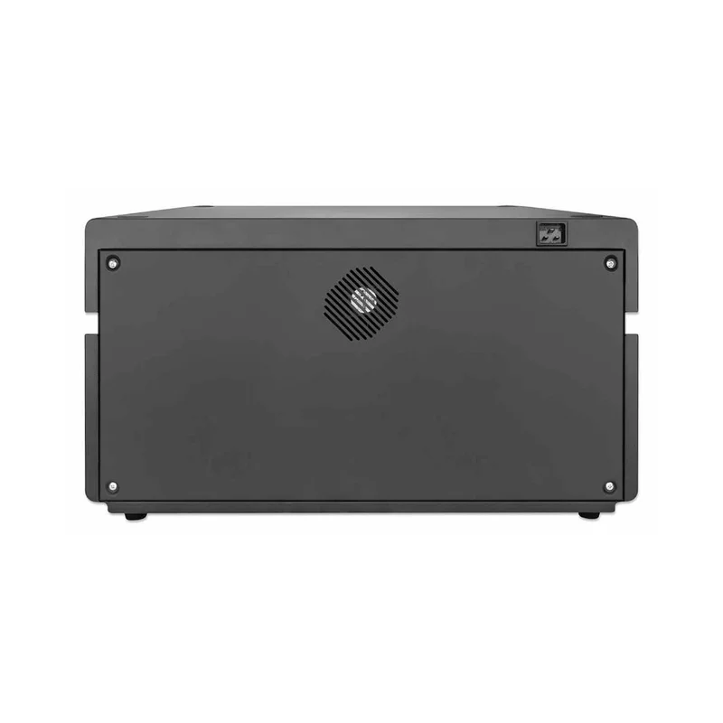 Шкаф за зареждане на смартфони Manhattan, таблети и USB устройства, 360W, до 20 броя