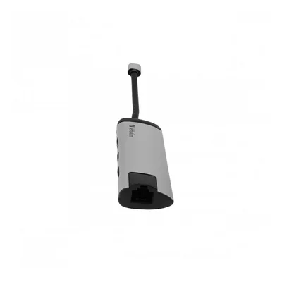 USB Хъб Verbatim, 5 порта, USB-C, USB 3.1, HDMI, RJ45