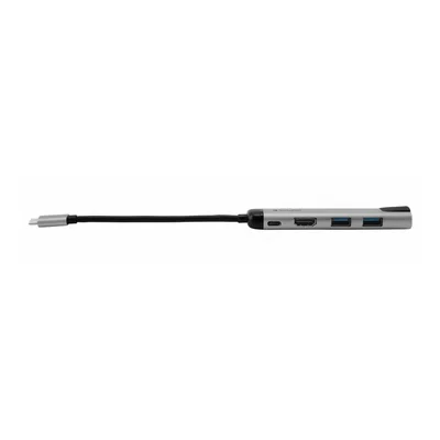 USB Хъб Verbatim, 5 порта, USB-C, USB 3.1, HDMI, RJ45