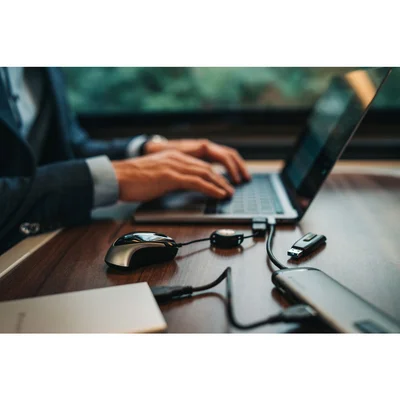 USB Хъб Verbatim, 6 порта, USB-C, USB 3.1, HDMI, RJ45, SDHC