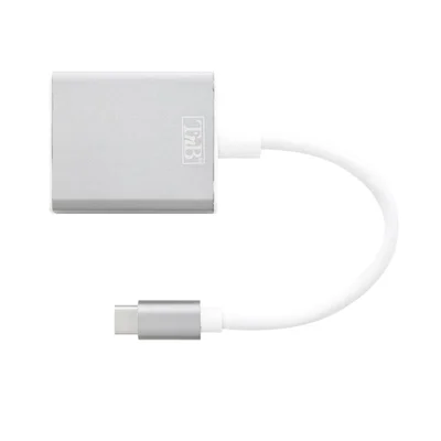Адаптер TNB, USB type C към VGA, 2 Ethernet порта