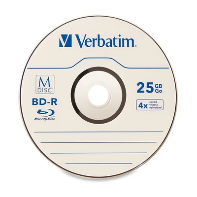 BD-R Verbatim, 25 GB, 4x