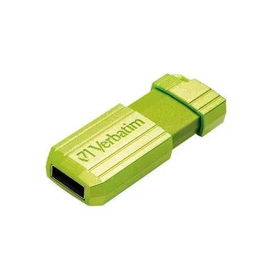 USB флаш памет Verbatim Pinstripe, USB 2.0, 16 GB, зелена