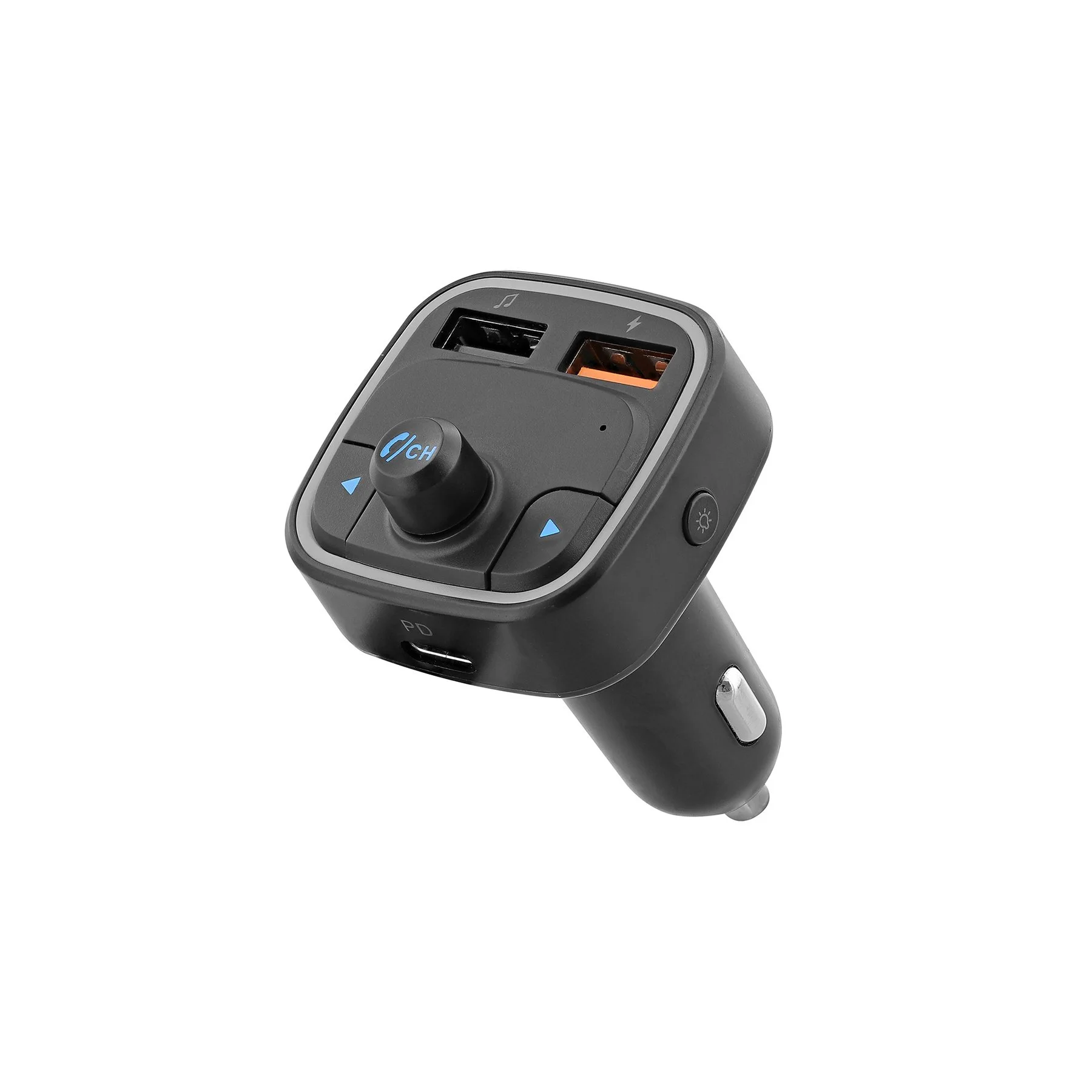 Трансмитер за кола TNB, 3.5 mm жак, с Hands Free, сив