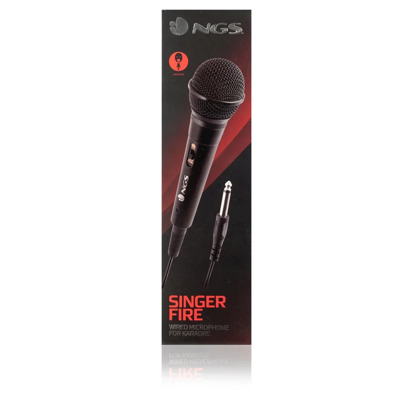 Микрофон NGS Singer Fire, 6.3 mm жак