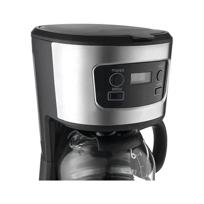 Кафеварка Sencor SCE 3700BK, със стъклена кана, 700 W, LCD
