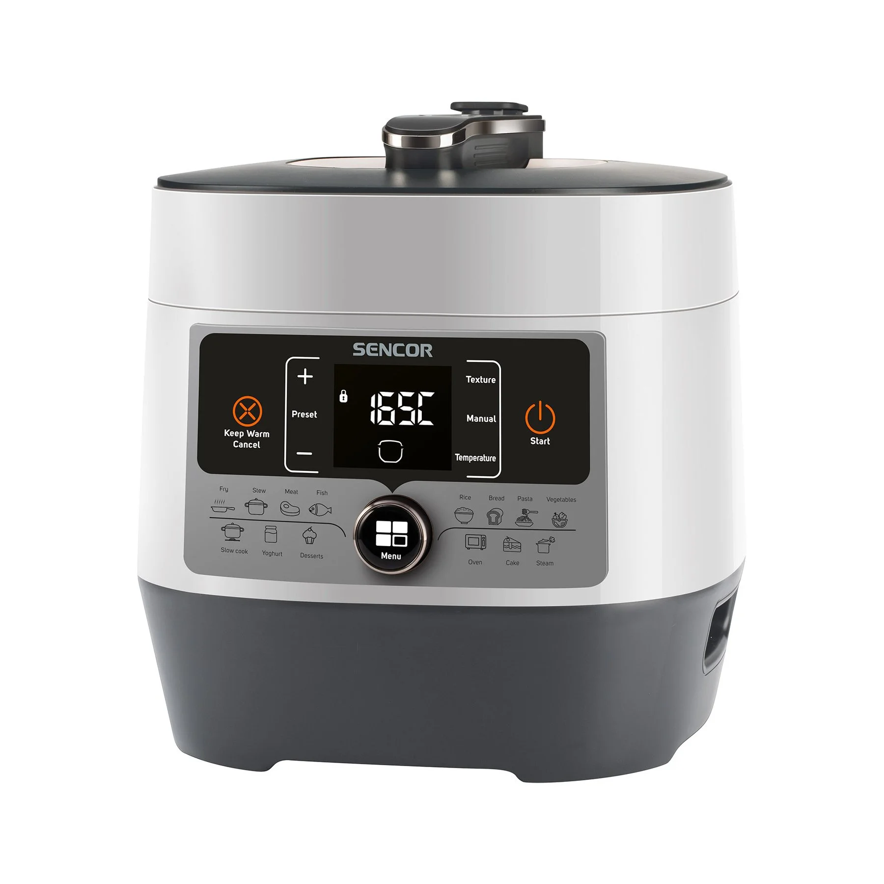Мултикукър Sencor SPR 3600WH, под налягане, с 14 програми, 5.5 L, 1000 W, 220V