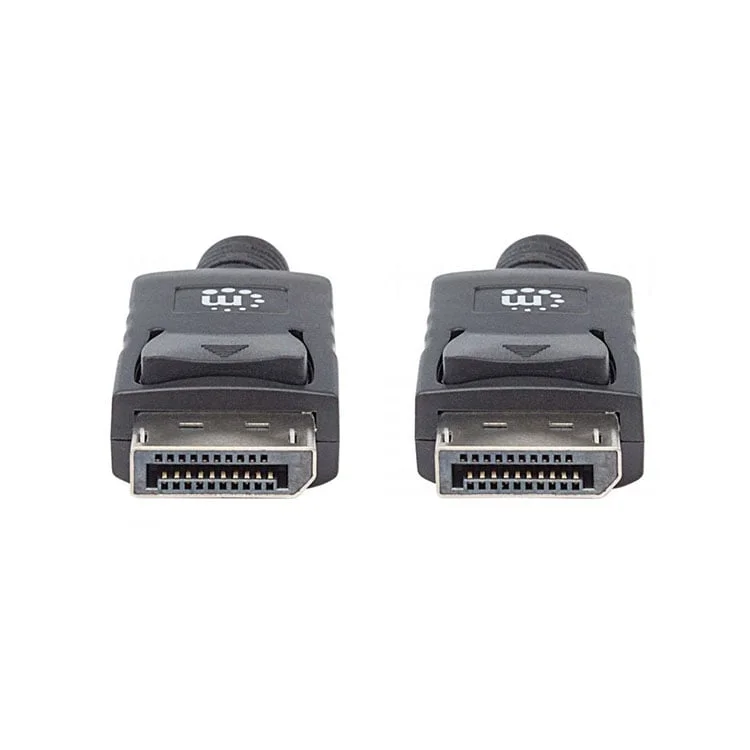 Кабел Manhattan DisplayPort Male/DisplayPort Male, 2 m, черен
