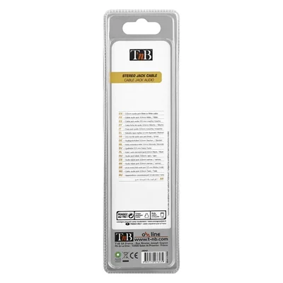 Кабел TNB, 3.5 mm male/3.5 mm male, 3 m