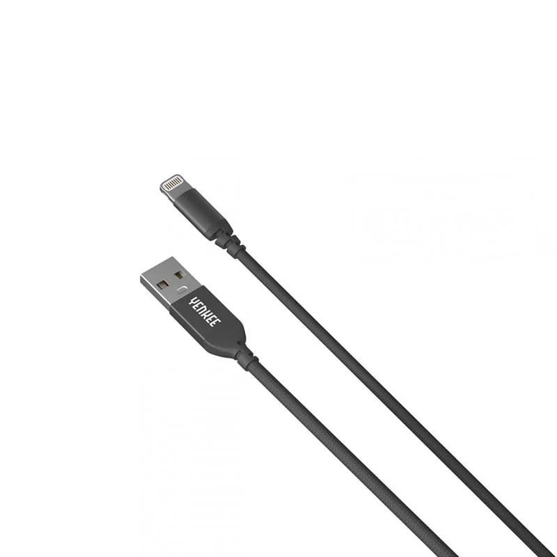 Кабел Yenkee 611 BK USB Male към Lightning Male, 1 m, USB 2.0, черен