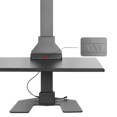 Стойка за 2 монитора Lumi DWS10-T02, 13'' - 32'', максимално тегло 8 kg, черна