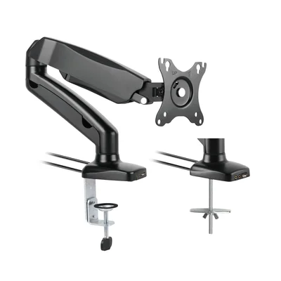 Стойка за монитор Lumi LDT13-C012U, 13'' - 27'', максимално тегло 6.5 kg, черна