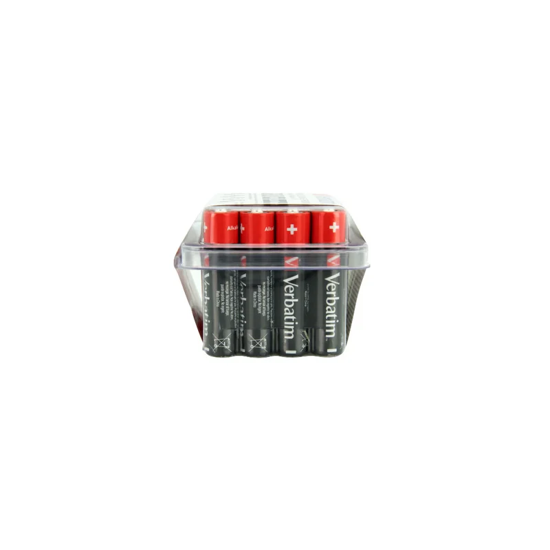 Алкална батерия Verbatim, AAA, 1.5 V, 24 броя
