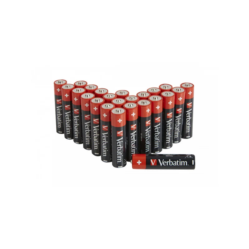 Алкална батерия Verbatim, AAA, 1.5 V, 24 броя