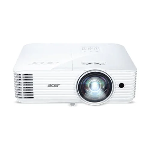 Проектор Acer S1286H, късофокусен, DLP, 3500 lm, 1024 x 768, HDMI, VGA, 4:3, 220 Watt, 3.1 kg, бял