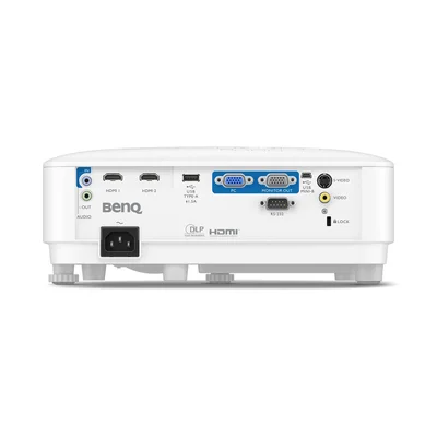 Проектор BenQ MW560, DLP, 1280 х 800, 4000 lm, HDMI, USB, VGA, 16:9, HDMI портове 2 броя, ниво на шум 34 dB, 2.3 kg, бял