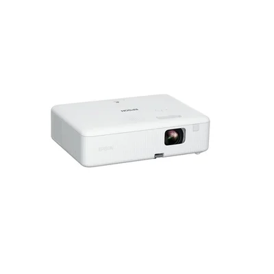Проектор Epson CO-W01, 3LCD, 3000 lm, 1280 x 800, HDMI, USB, UHE 188 Watt, ниво на шум 38 dB, 2.4 kg, бял