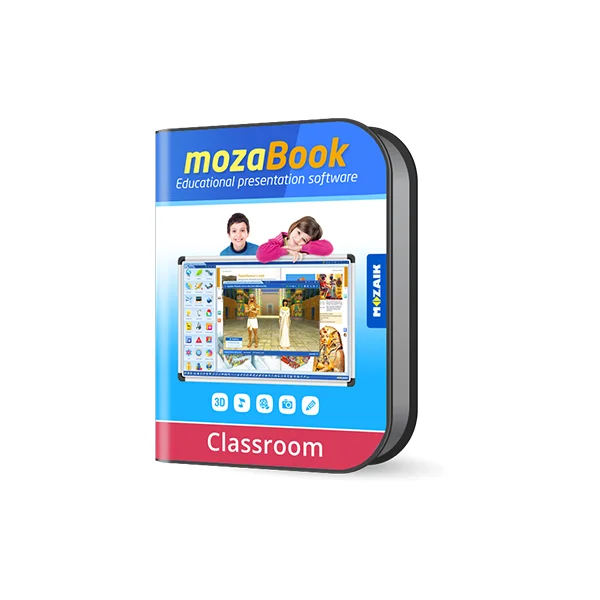Софтуер за интерактивна дъска MozaBook Classroom, образователен, Windows