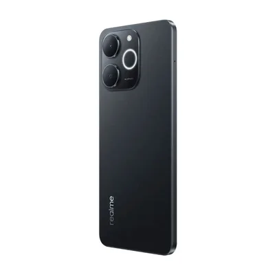 Смартфон Realme Note 70T, Dual SIM, 128 GB, 4 GB RAM, 13 MP камера, 6000 mAh, 6.74'', черен